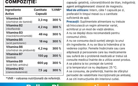 B Complex Forte, caps. N30 - 3