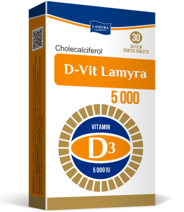 D-vit Lamyra D3 5 000 UI comp.film - 1