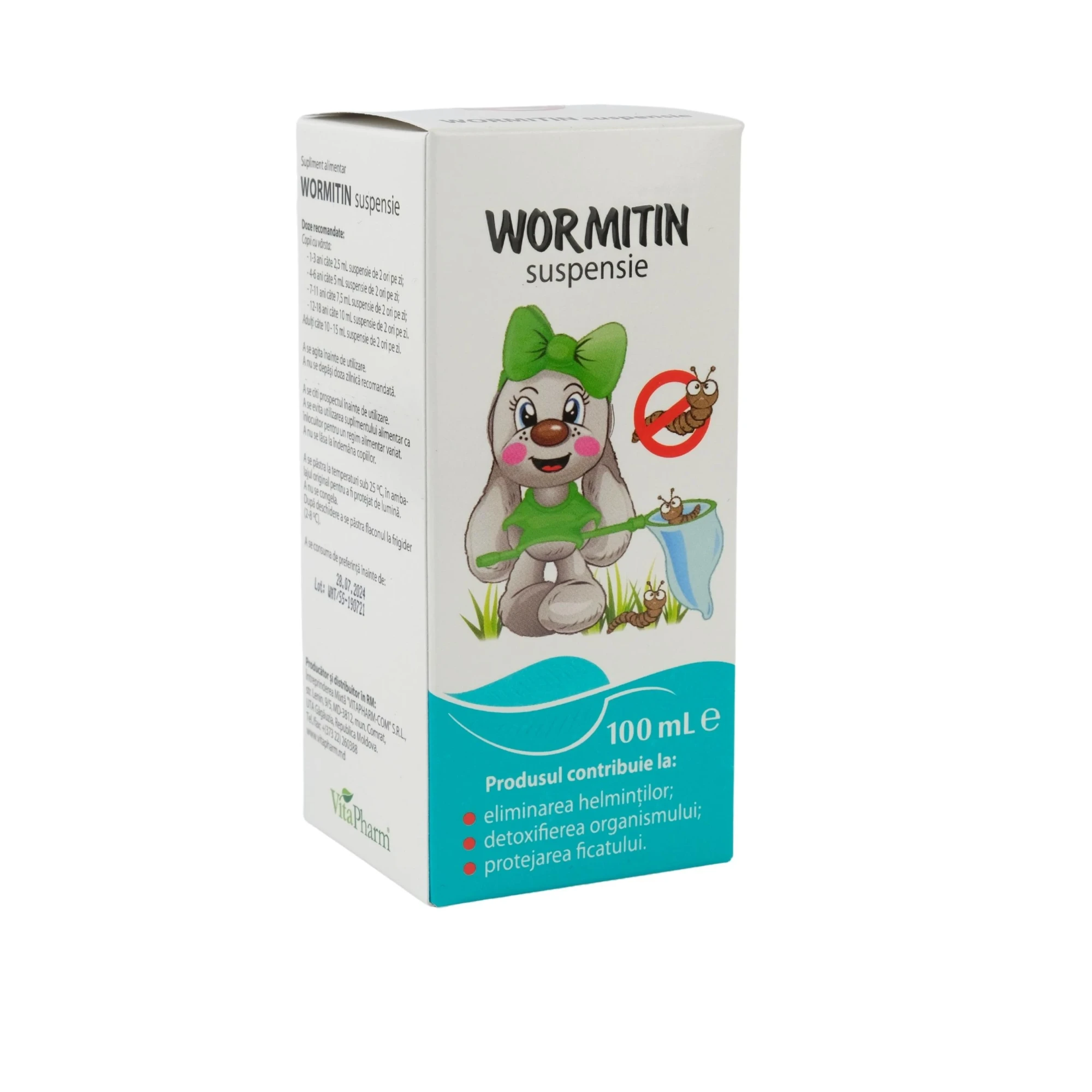 Wormitin suspensie 200ml - 2